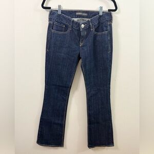 Women’s Express Jeans Size 0 Short Boot Cut Stella Low Rise Dark Wash Denim